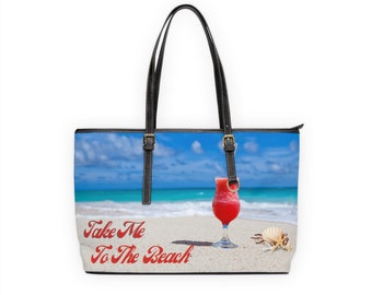 Take Me To The Beach - PU Leather Shoulder Bag