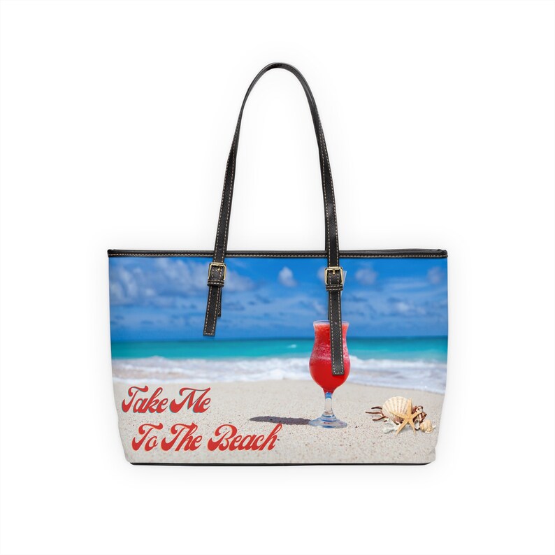 Take Me To The Beach PU Leather Shoulder Bag zdjęcie 3