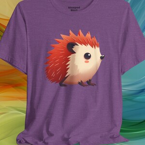 Adorable Hedgehog Unisex T-Shirt | Cute Hedgehog Graphic Tee for Animal Lovers | Funny Hedge Hog Porcupine Shirt | Tshirt for Pet Owners