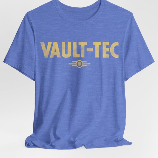 vintage unisexe Vault-Tec | T-shirt Gamer | -shirt Nerd du jeu vidéo | Chemise à thème Fallout pour les habitants de l'Abri