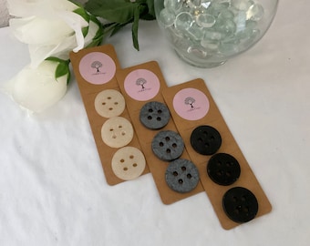 Large Handmade Resin Buttons