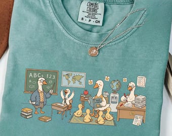 Silly Goose Teacher Squad Shirt Funny Classroom Teacher Tee Elementary Teacher Gift Shirt Teacher Appreciation Tee Back To School Goose