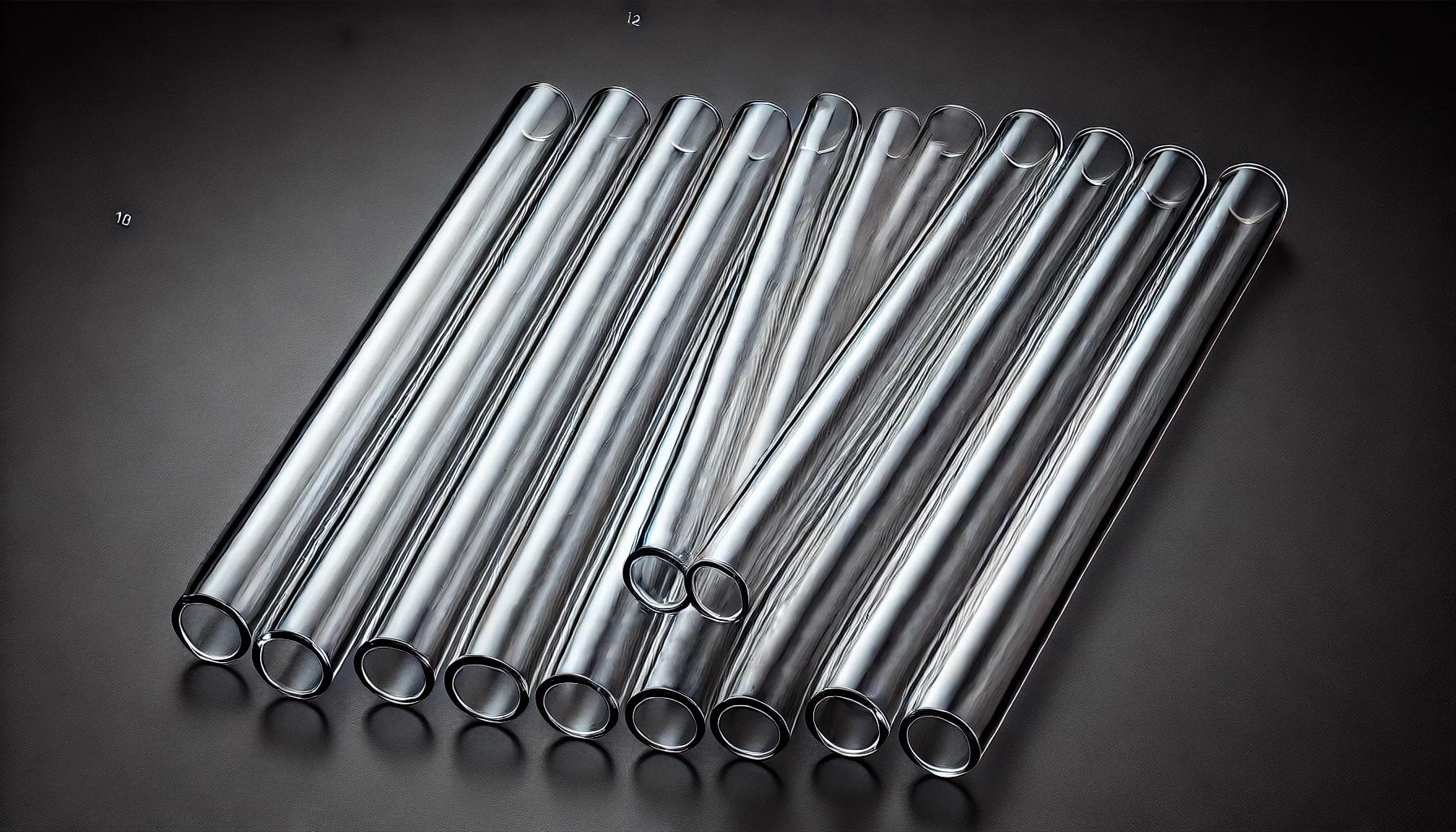 12 Mm Tubing 10 Pieces Of 4" Long Pyrex - 12mm OD, 8mm ID, 2mm