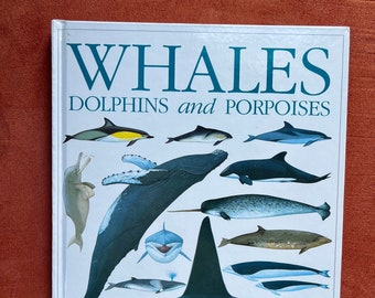 Whales, Dolphins, and Porpoises Vintage DK Children's Animal Science Hardcover Book