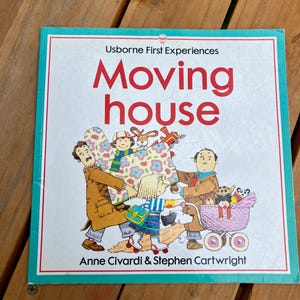 Moving House Vintage 1990's Usborne First Experiences Children's Softcover Book