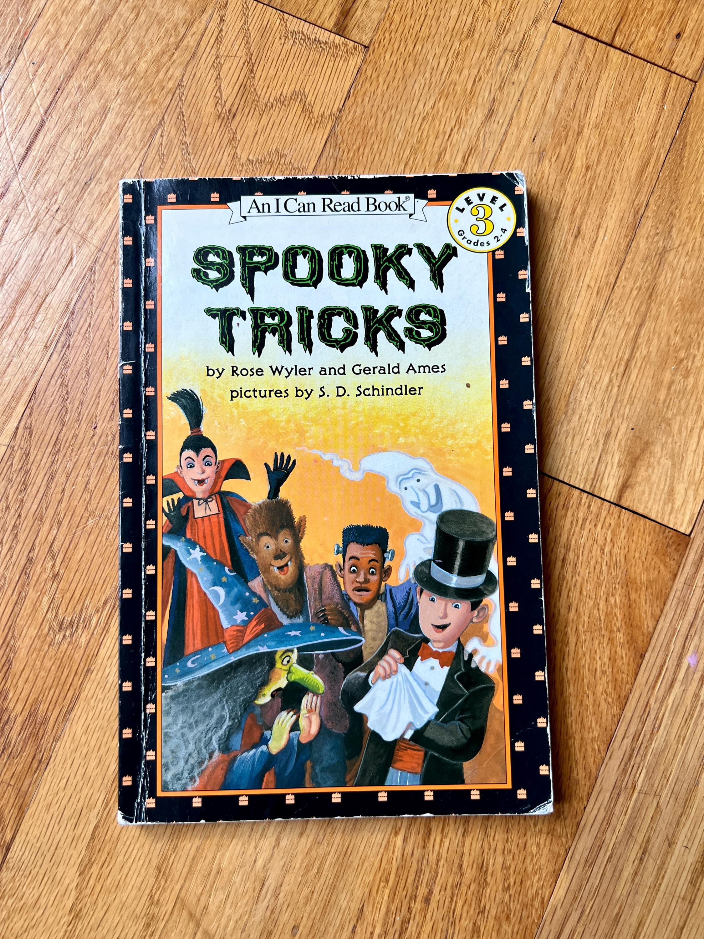 Spooky Tricks Vintage 1990s Children's Picture Book Softcover I