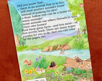 ホームズ Animals and Their Homes Vintage 1990s Unused Nature Activity