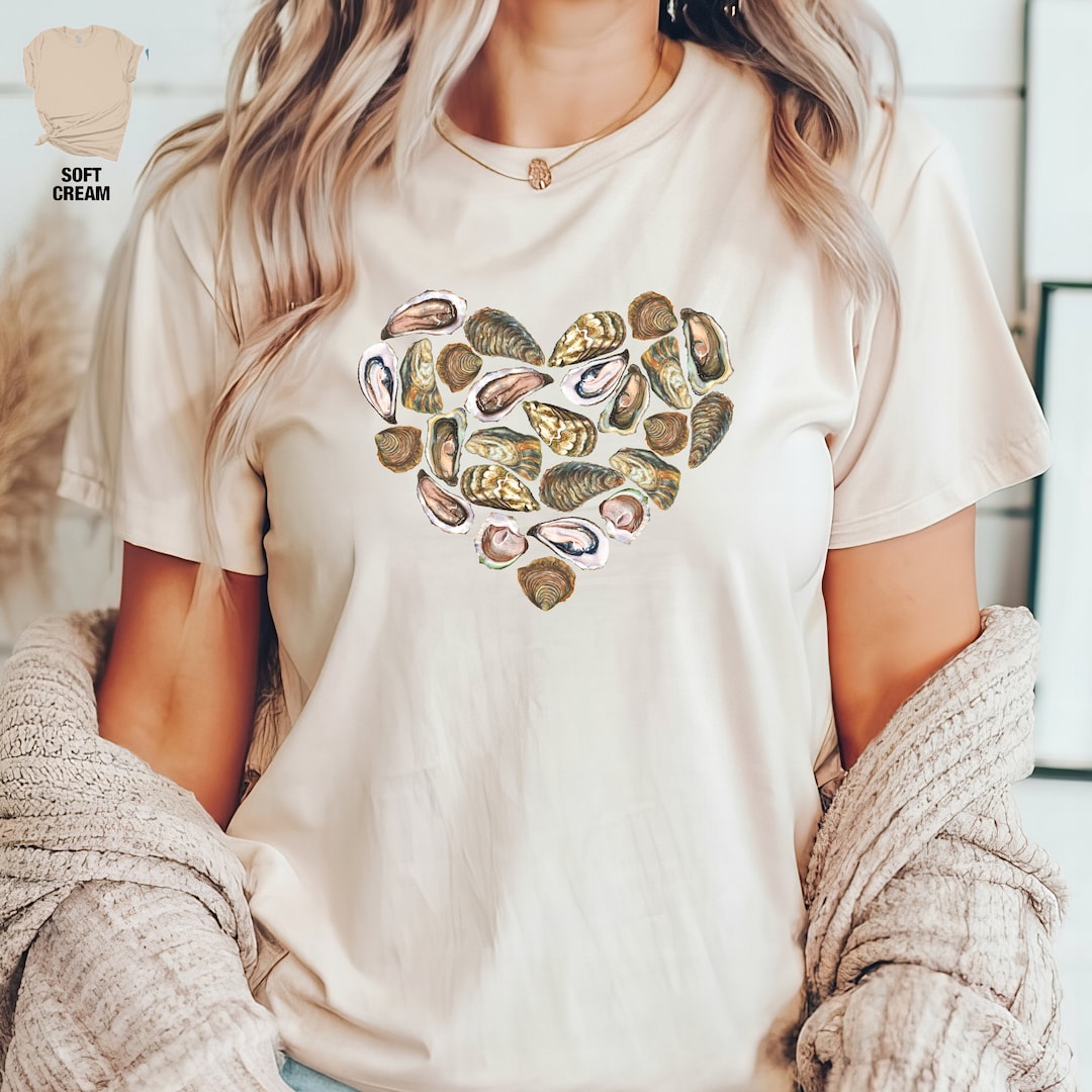 Cute Oyster Shirt, Shellfish Shirt, Nautical Shirt, Oyster Lover Gift