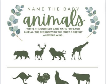 Neutral Baby Shower Game the Price is Right Printable - Etsy