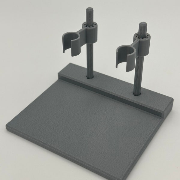 Low Profile Base - Minimalist Base for Use in Displays Where Space is Limited