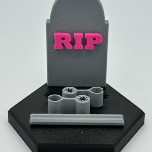 3D Printed RIP Tombstone Doll Stand