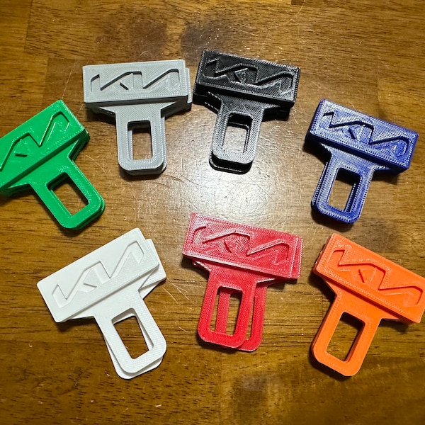 set of 2 Universal Car Seat Belt clip in/Plug seat belt clip/kia car/Kia design/new kia design/kia/multiple colors/kia cars