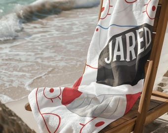 Custom Hockey Towel: Personalized Sports Gift