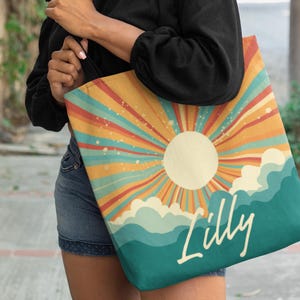 Benutzerdefinierte Tasche mit Namen, Familienurlaub, Strandausflug, Pool-Tasche, personalisierte Tasche, Sonnentasche