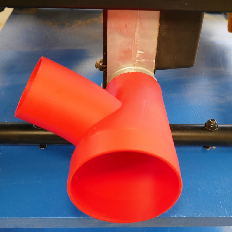 Dust Collector to Table Saw: 2.5 to 4 Inch Port Adapter With Overhead ...