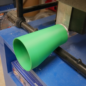 Table Saw 2.5 inch dust port to 4 inch dust collector adapter