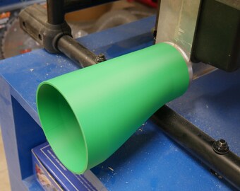 Dust Collector to Table Saw: 2.5" to 4" Hose Adapter
