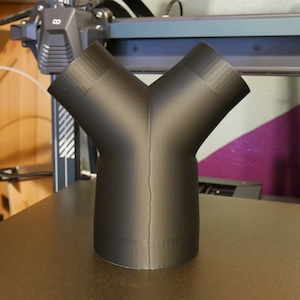 Dust Collector 4 inch Hose to 2 x 2.5 inch Shop Vacuum Hose Y adapter