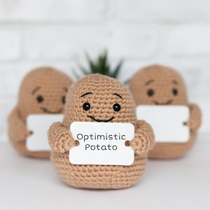 Modello all'uncinetto per patate ottimiste LOW-SEW