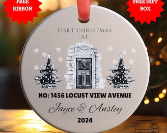 Christmas Ornament, Custom Ornament, Christmas Ornament, Christmas Tree Name Ornament, Custom Family Ornament, Newlywed Gift, Xmas Decor