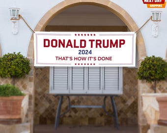 „We The People“ Trump Flagge – Doppelseitig, Wetterfest, Für Garten, Balkon & Events