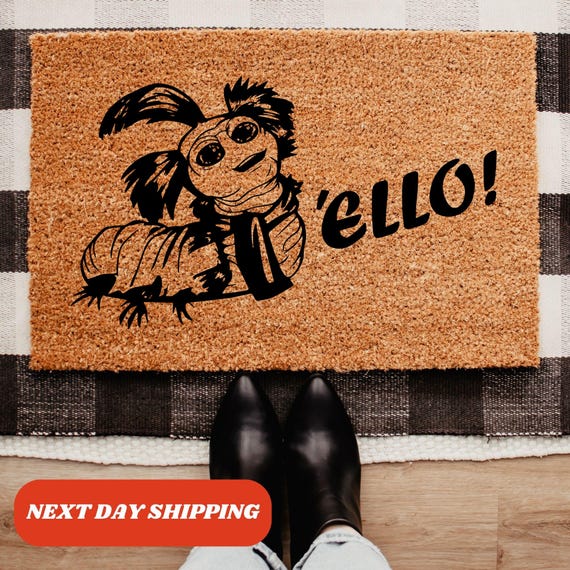 Ello Worm Door Mat, Housewarming Gift, Front Decor, Closing Gift, New Home Gift, Home Decor, Doormat Outdoor, Welcome Mats, Front Door Mat