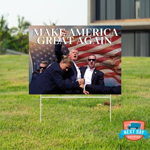 Make America Great Again Yard Sign, Save America, Yard Decor, Ultra Maga, Political Yard Sign, Election Yard Sign, Trump For President