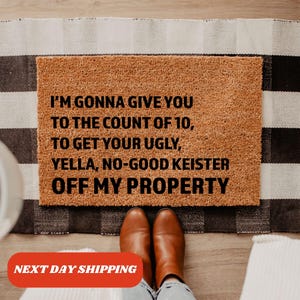 Funny Doormat, Front Door Decor, Welcome Mat, New Home Decor, Closing Gift, Custom Doormat, Birthday Gift, Housewarming Gift, Home Gifts