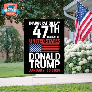 Donald Trump Yard Sign, Trump Decor, Presidential Sign, Metal Sign, Usa Election, Vote 2024, Patriotic Yard Sign, Political Lawn Sign