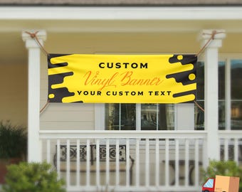Custom Banner, Personalized Banner, Party Decor, Vinyl Banner, Full Color Banner, Birthday Banner, Banner For Event, Custom Vinyl Banner