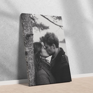 Custom Wedding Photo Canvas, Wedding Portrait, Family Portrait, Anniversary Gift, Wedding Photos, Personalized Decor, Custom Photo Gift