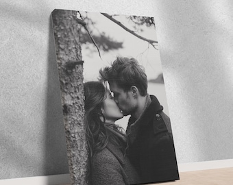 Custom Wedding Photo Canvas, Wedding Portrait, Family Portrait, Anniversary Gift, Wedding Photos, Personalized Decor, Custom Photo Gift