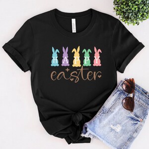 Easter Bunny shirt, Easter T-shirt, Easter shirt, Easter shirts for women, Happy Easter T-shirt, Cute Easter Gift, Easter Bunny Peeps Shirt