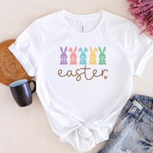 Easter Bunny shirt, Easter T-shirt, Easter shirt, Easter shirts for women, Happy Easter T-shirt, Cute Easter Gift, Easter Bunny Peeps Shirt