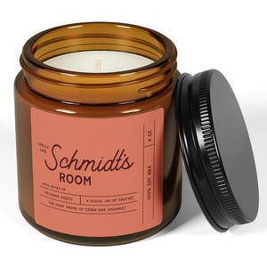 New Girl Candle, Schmidt&#39;s Room New Girl Soy Candle, New Girl Gifts, 4oz Soy Candle, Novelty TV Candle
