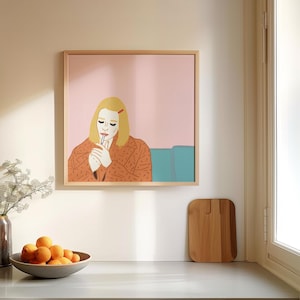 Wes Anderson Royal Tenenbaums Poster, Margot Tenenbaum, Wes Anderson Fine Print, Wes Anderson Art, Royal Tenenbaums, Gifts for Her