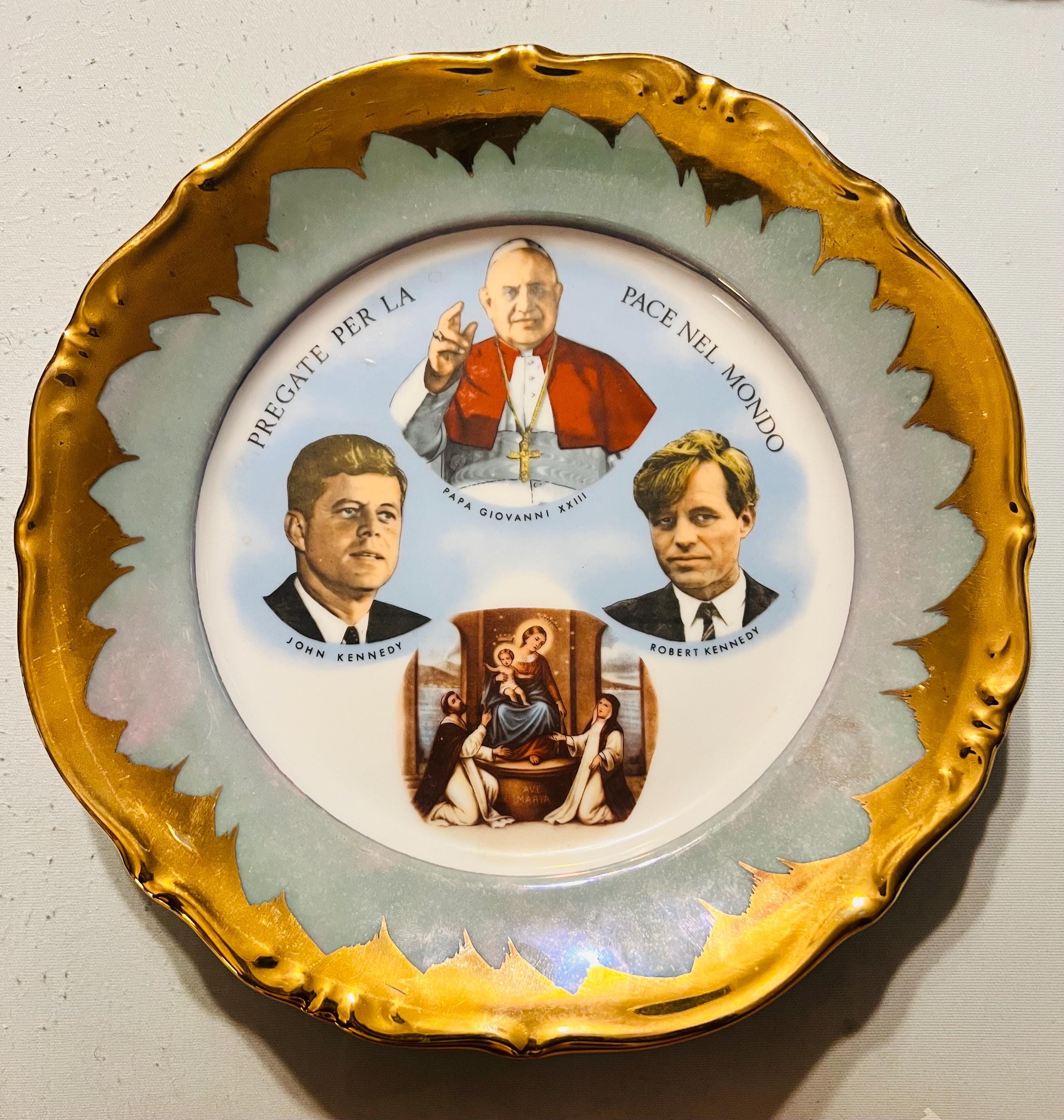 アンティーク　ケネディー大統領のお皿 Robert Kennedy Plate - Etsy
