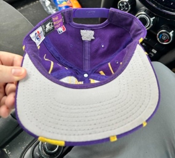Vintage 90s Lakers Collision Hat by Starter - Etsy