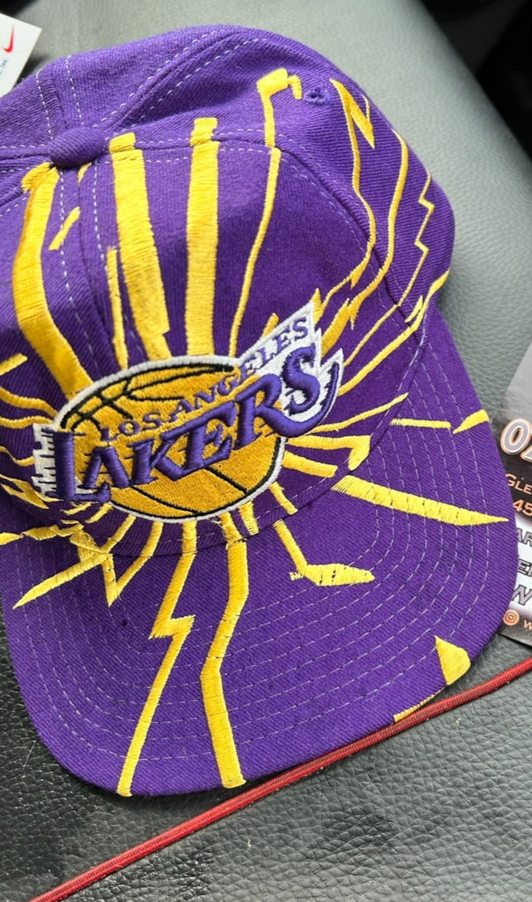 Vintage 90s Lakers Collision Hat by Starter Etsy