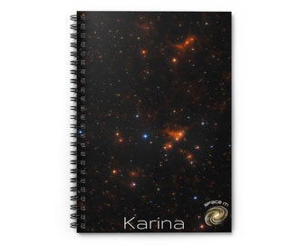 Personalized Spiral Notebook,  Journal, Deep Space, Birthday Gift, Gift for Students, Astronomy Gifts