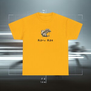 Chemise Rave Rat, produits dérivés EDM, T-shirt Riddim, T-shirt Dubstep Festival, T-shirt graphique Bass Music, Chemise Feral Raver image 5