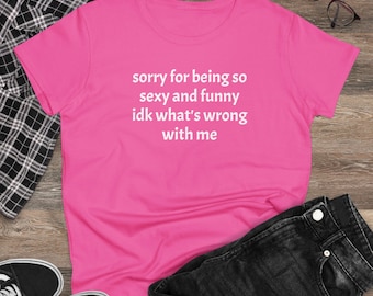 T-shirt graphique amusant de l'an 2000, t-shirt fille sexy, cadeau pour petite amie