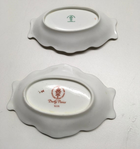 Pair of Trinket Dishes, Royal Crown Derby English… - image 4