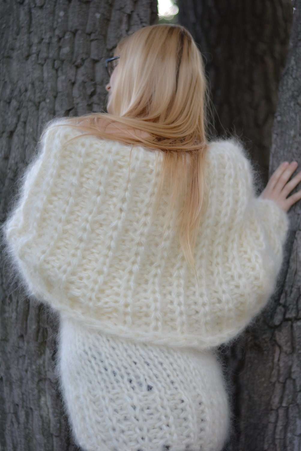fluffy mohair jumper