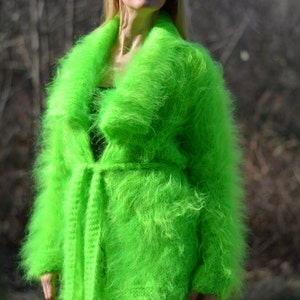 handmade mohair shrug summer shrug handknit mohair bolero fuzzy mohair jacket soft mohair shrug silky mohair bolero collared Dukyana