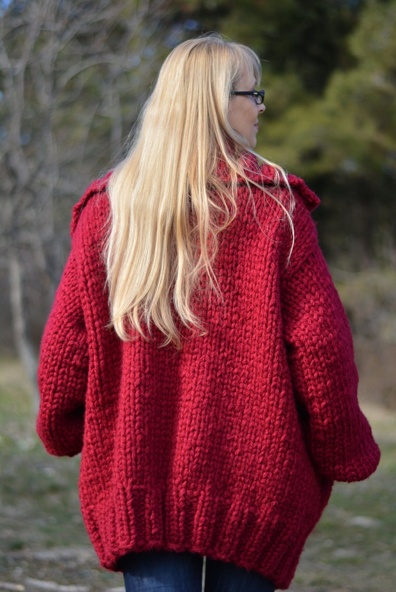 handmade knitted cardigan