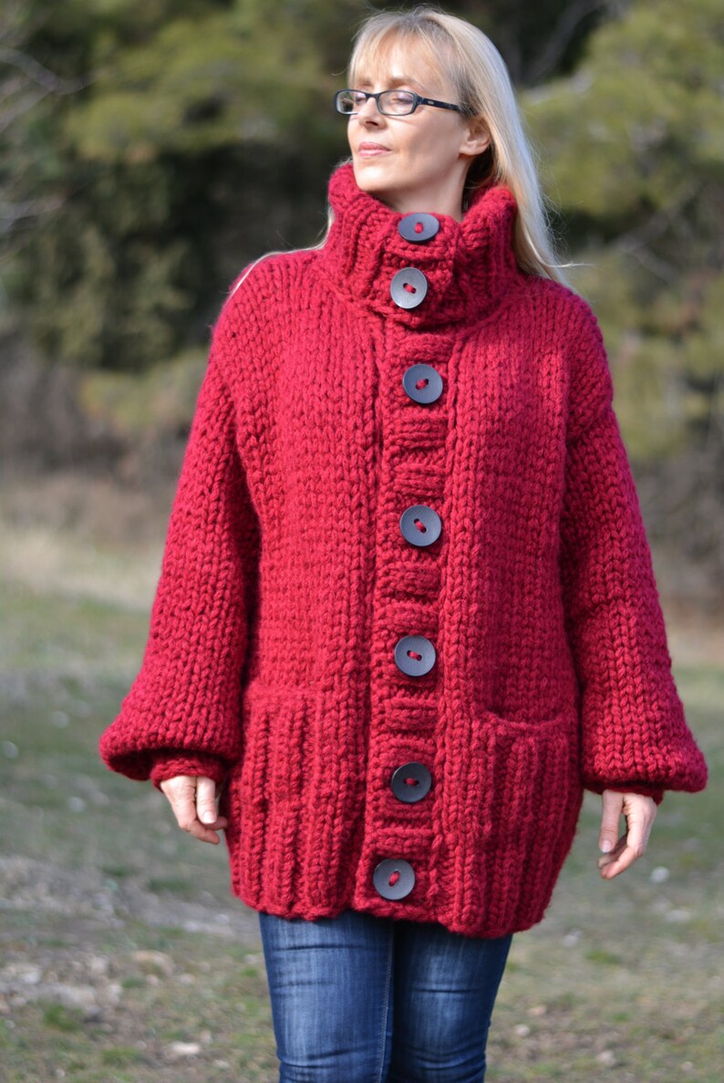 handmade knitted cardigan