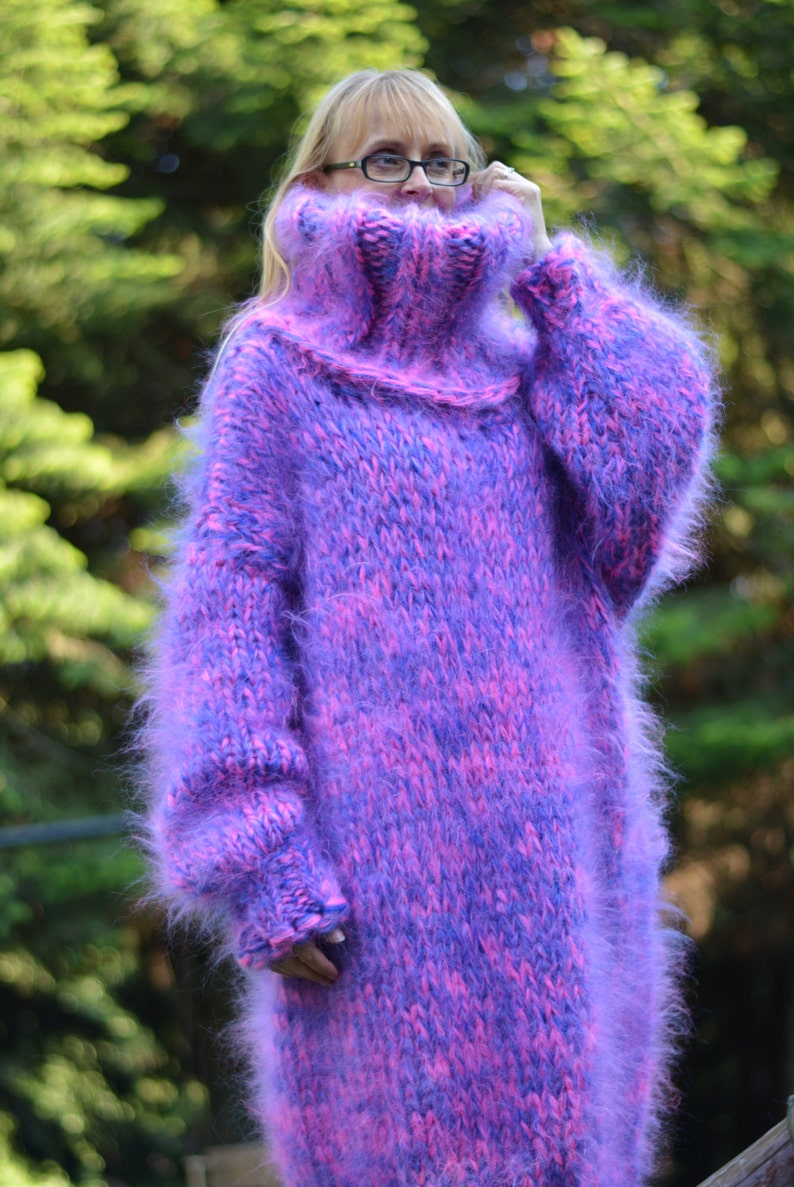 ORDER Handmade Mohair Sweater Huge Chunky Sweater Thick Mohair Etsy