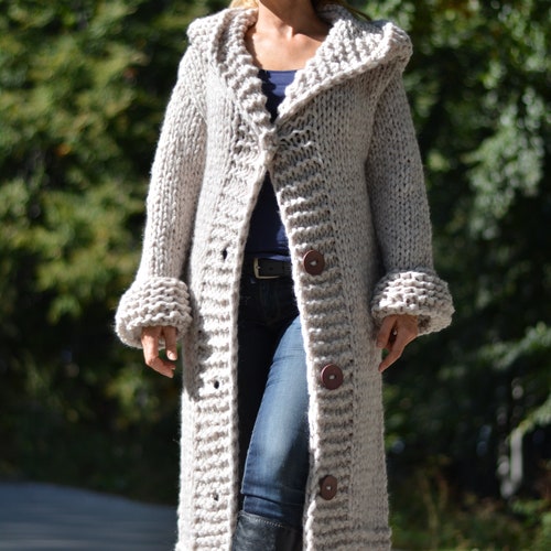 wool coat cardigan