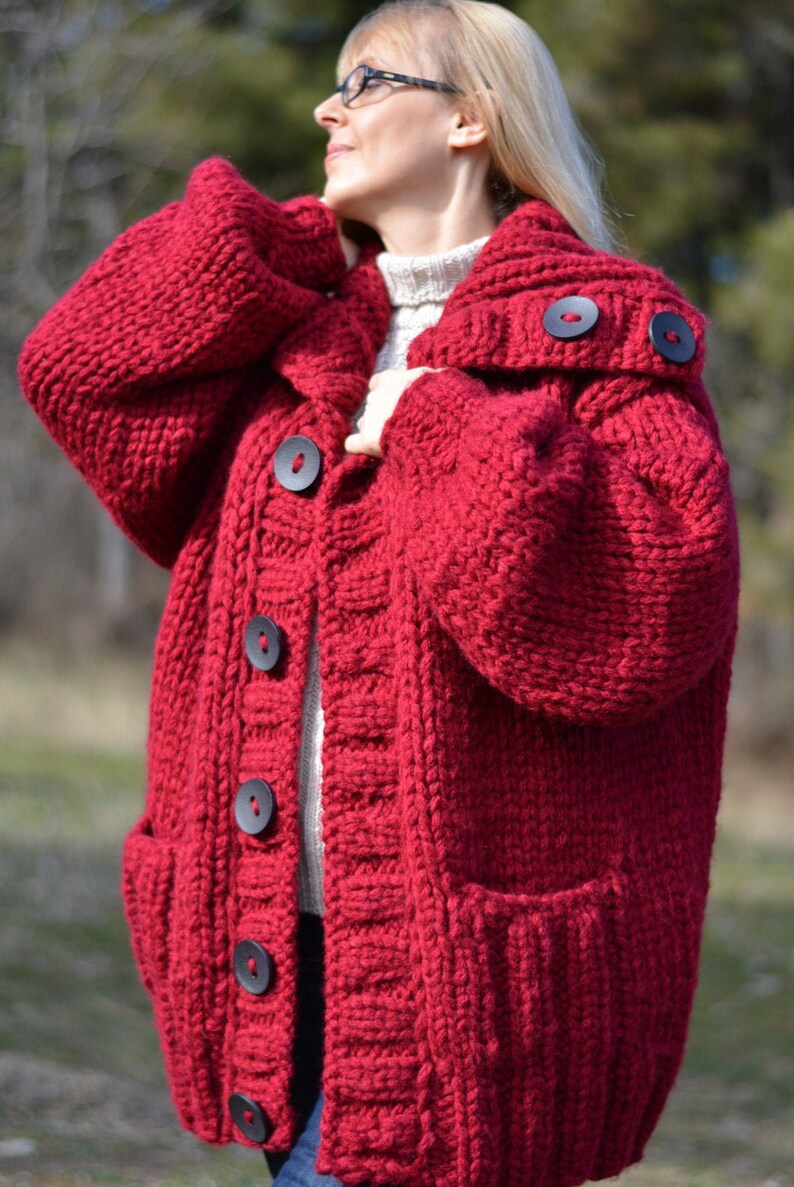 handmade knitted cardigan